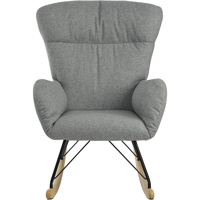 Шоукель-крісло Vielllliving для спальні, 150 кг, темно-сірий, Garu, 93.5x100x55 см