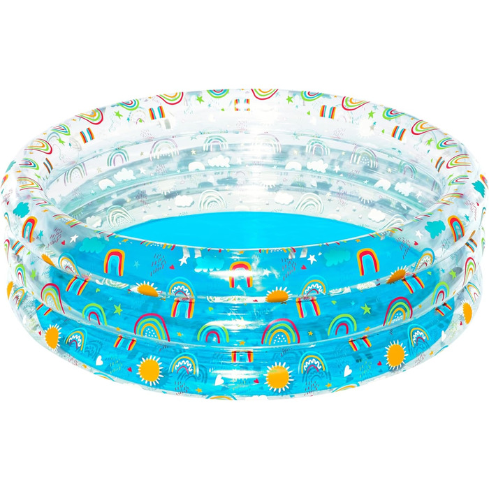 Дитячий надувний басейн Bestway Rainbow Splash, 150×53 см
