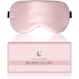 Шовкова маска для сну Aosun рожева