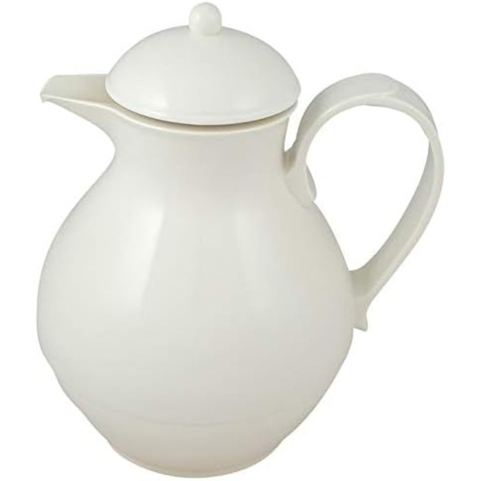 Термос Helios Nostalgie 1L, білий - підтримує температуру до 6 годин, для чаю та кави