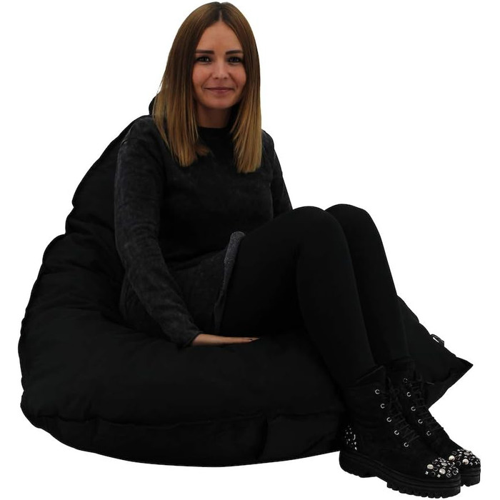 Подушка для сидіння чорна, 11452 Beanbag Bean Bag