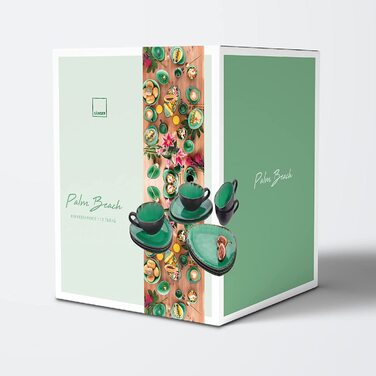 Sänger Kaffeeservice Palm Beach: 12-частинний набір посуду з кераміки для 4 осіб, преміум-якість