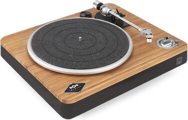 Вініловий програвач House of Marley Stir It Up Wireless Bluetooth, екологічний, 33/45 об/хв, з передпідсилювачем, головкою Audio-Technica, корпус з бамбука