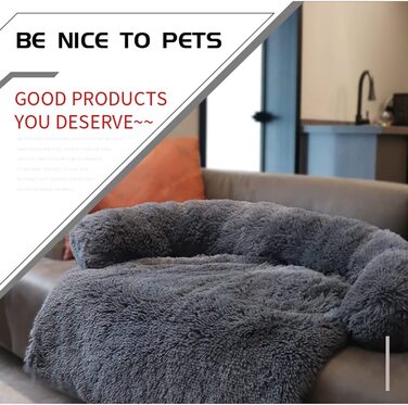 М'яке ліжко для собак MoonxHome з поролоновою підкладкою для шиї, плюшеве ліжко для домашніх тварин і багато іншого для маленьких собак і кішок, універсальний чохол для меблів для домашніх тварин, чохол на диван-ліжко, можна прати в пральній машині невели