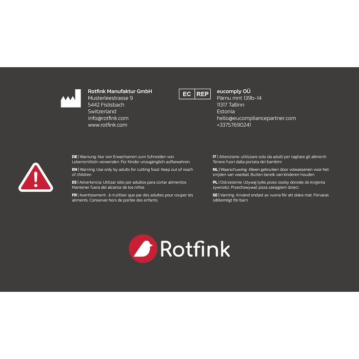 Ніж кухарський Messer 18 см, професійний, з нержавіючої сталі, з ергономічною ручкою з ебоні, кут заточування 15°, подарункова коробка, гарантія 10 років