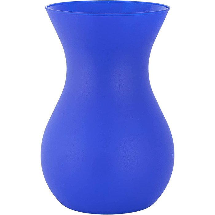 Тренд для дому ваза для квітів ваза скляна скляна ваза для квітів скляна ваза для квітів настільна декоративна ваза прозора скляна декоративна ваза для вітальні декоративна ваза 2410 мл ч. 18 см / мак (синій, 1229 мл)