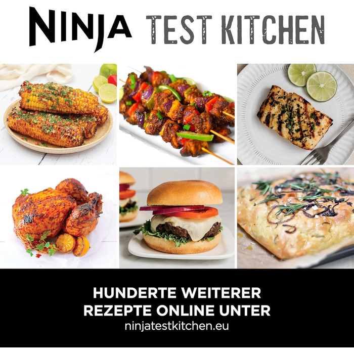 Мультигриль Ninja MAX 6-в-1 з фритюрницею, 3.8л, сірий/срібний, DG551EU