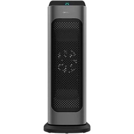 Керамичний обігрівач Cecotec Ready Warm 10100 Smart Ceramic: 2200 Вт, LED дисплей, 3 режими, термостат, захист від перекидання та перегріву, осциляція, білий колір. З пультом дистанційного керування та сенсорною панеллю