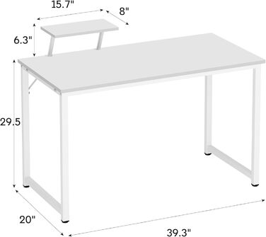 Комп'ютерний стіл SDHYL 100 см: сучасний, з полицями, для дому та офісу