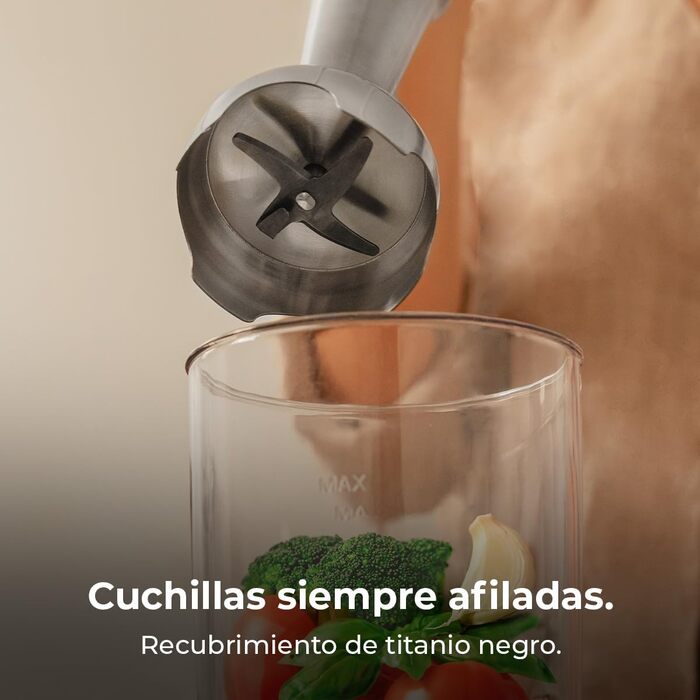 Міксер ручний Cecotec Retro Power RetroBlue 1200MAX, 1200 Вт, 0.5л, ретро-дизайн