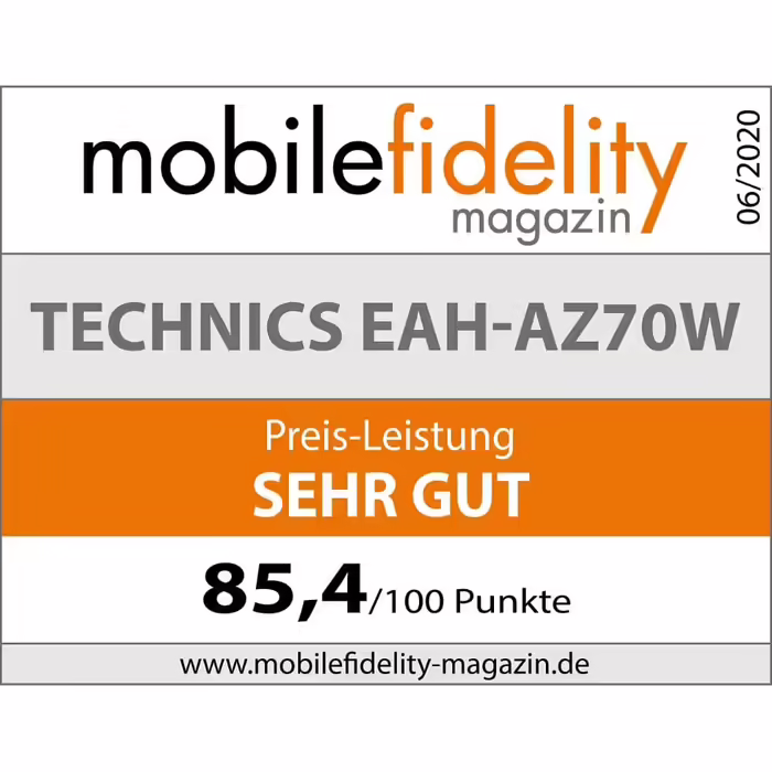 Навушники Technics EAH-AZ70WE-S бездротові, внутрішньоканальні, преміум-клас, шумозаглушення, голосове керування, сріблясті