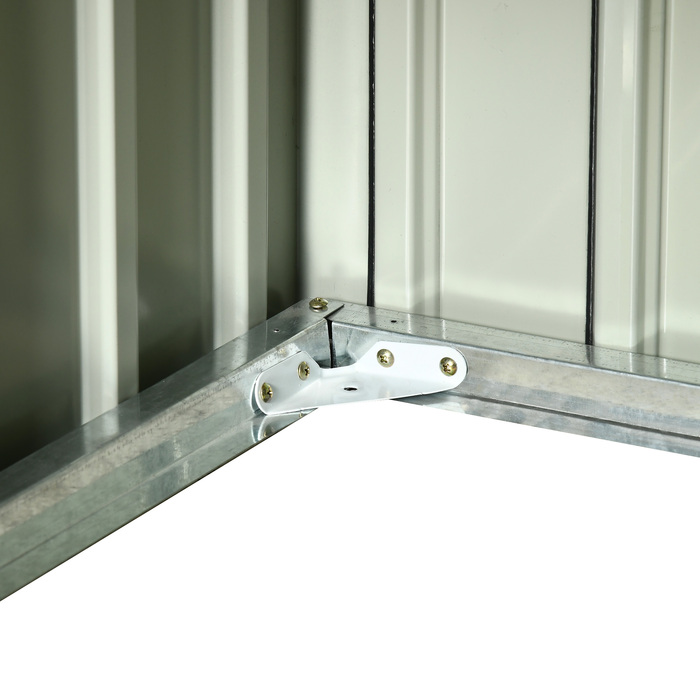 Металевий навіс для робота-газонокосарки, стійкий до іржі, 86 x 100 x 63 см, темно-сірий