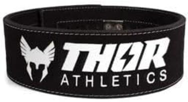 Пояс для важкої атлетики Thor Athletics шкіряний з пряжкою, ремінь для важкої атлетики, пауерліфтингу, бодібілдингу, кроссфіту, фітнесу, пояса для важкої атлетики жінки та чоловіки, (XXL)