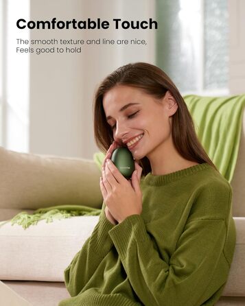 Електричні грілки для рук Gaiatop (2 шт), з магнітним кріпленням, 3 режими нагріву, швидкий нагрів, портативні, багаторазові, для активного відпочинку та подарунків