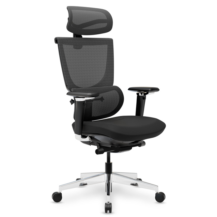 Крісло Mealux S8 Air Fabric Black (арт. HF-S8P F/B)