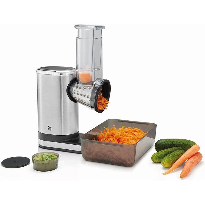 Електричний салатник WMF Küchenminis для приготування салатів, набір з 5 насадок, включаючи контейнер для салатів