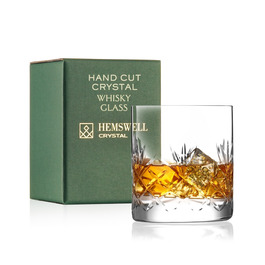 Склянка для віскі Glenrigg 310 мл – Tumbler з кришталю без свинцю з важким дном та подарунковою коробкою – ідеально для скотчу, бурбону та односолодового віскі