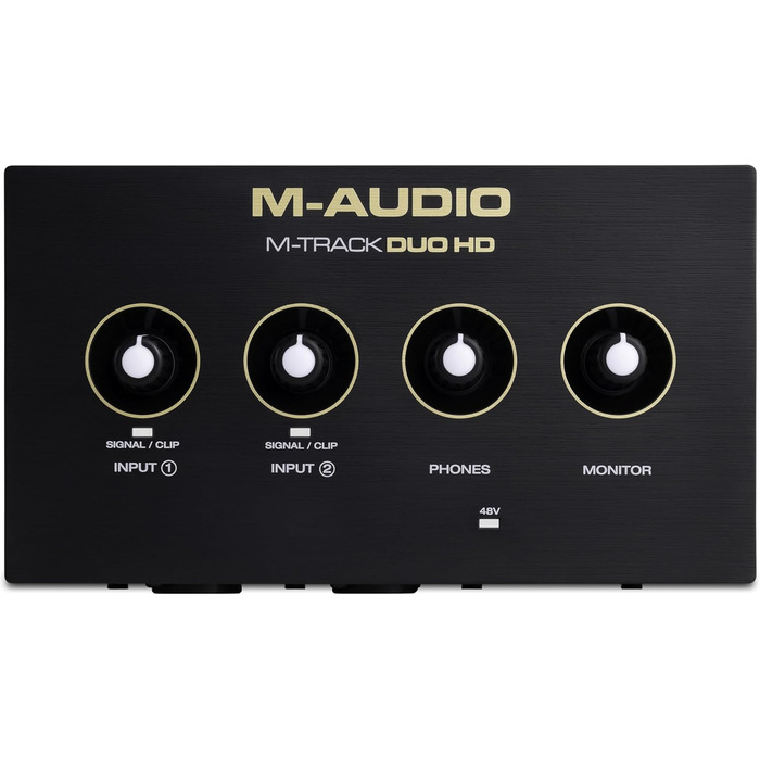 M-Audio M-Track Duo - USB аудіоінтерфейс для запису, стрімінгу та подкастингу (2 XLR/Line входи, 192kHz, USB-C)