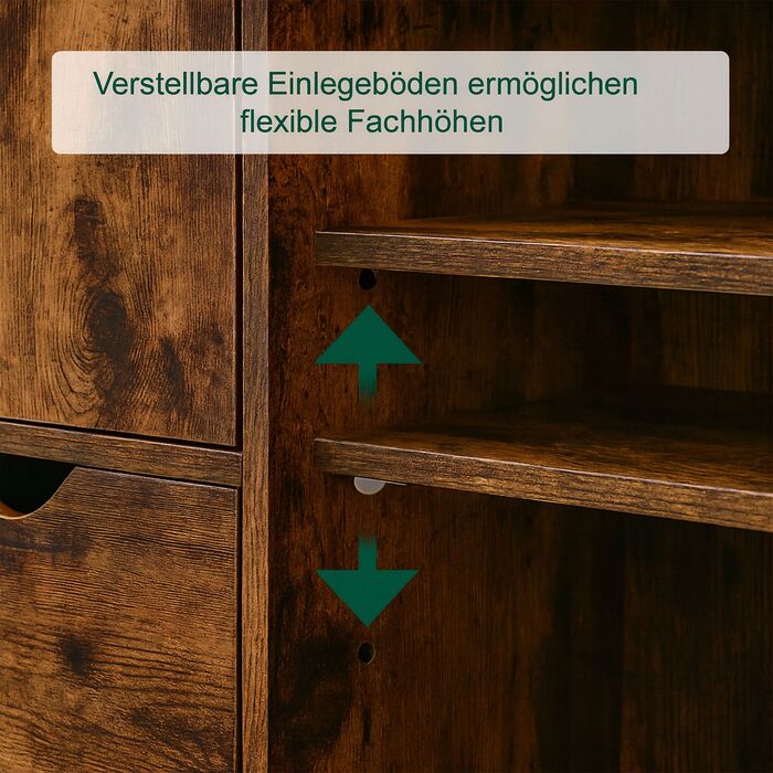 Шафка для ванної кімнати Relaxdays з 3 висувними ящиками