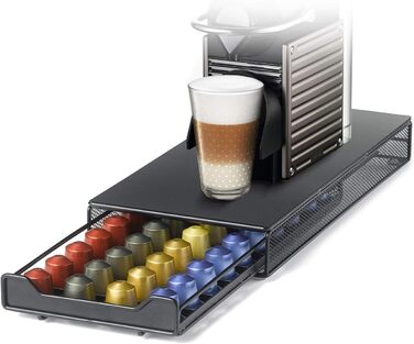 Утримувач для капсул кави, ящик-органайзер для Nespresso, вміщує 60 шт.