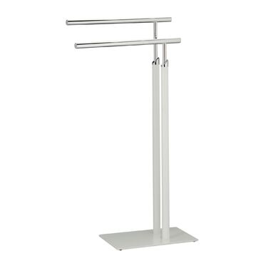 Підставка для рушників Relaxdays, біло-срібна