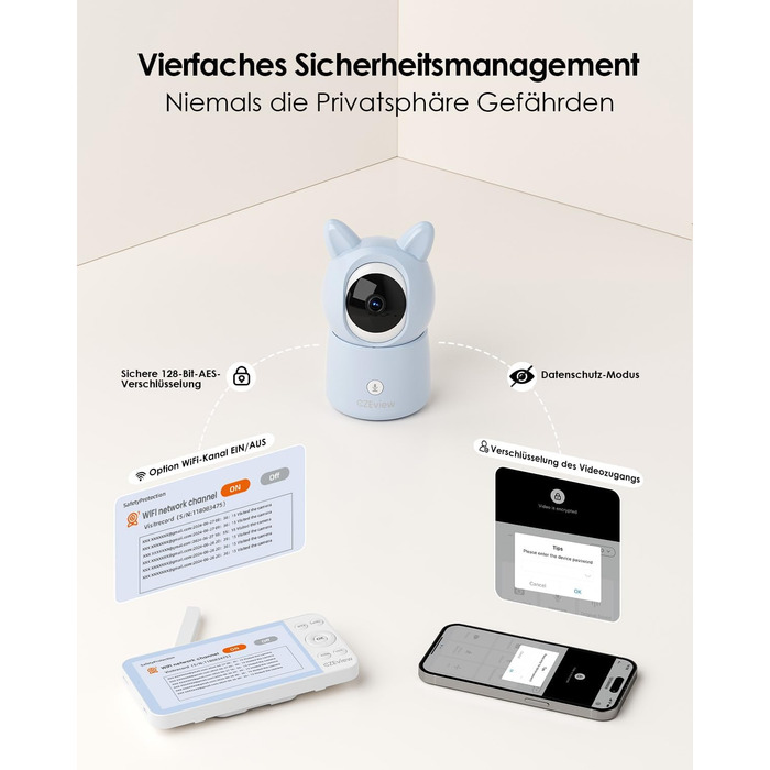 Відеоняня з камерою 2.5K та 5.5