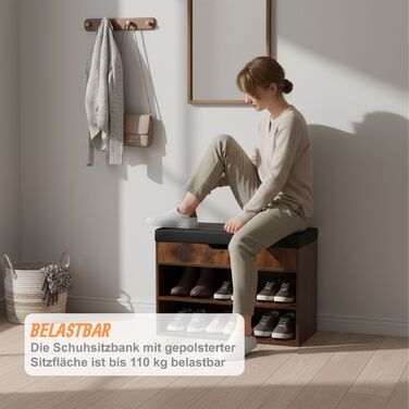 Сховище для взуття Relaxdays з місцем для зберігання