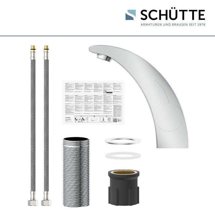 Змішувач для ванної кімнати Schütte 98100 Panama, суміш-вентиль з однорічним керуванням, хром, 35 мм картридж, для ванної кімнати
