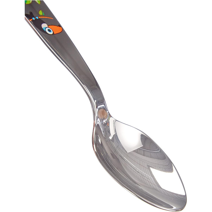 Набір дитячого посуду ZWILLING Jungle Kinderbesteck, 4 шт., з кольоровими джунглівськими мотивами, для дітей від 3 років, нержавіюча сталь 18/10