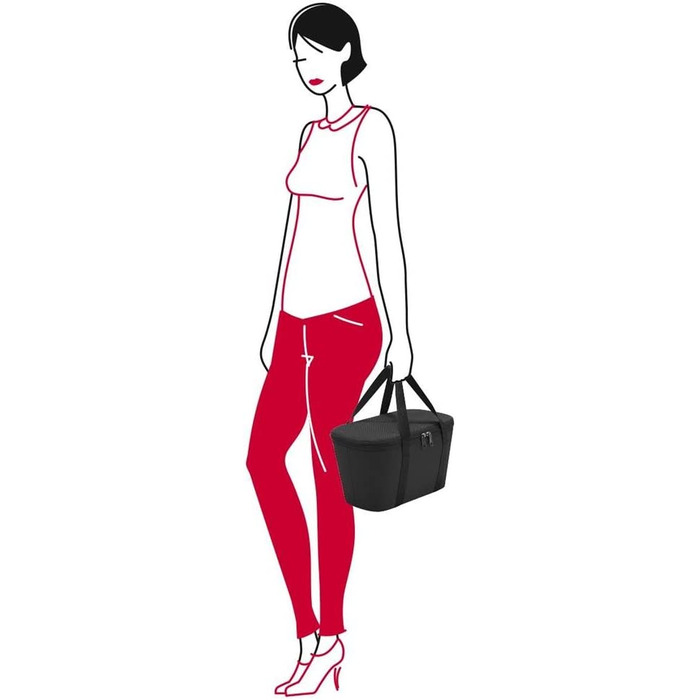 Термосумка Reisenthel Coolerbag (2 шт) чорна - для пікніка, покупок, в дорогу. Якісний поліестер.