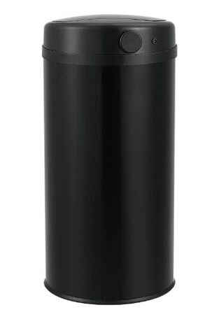 DIVID® Сміттєвий бак із сенсором для кухні 30/40 л | Електричний сміттєвий контейнер | З кріпленням для мішка | З датчиком руху | Автоматичний закриття кришки | Захист від проливання | Кухонний сміттєвий бак (30 л, Чорний)