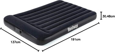 Надувний матрац Bestway Aeroluxe з вбудованим електронасосом, Queensize 203x152x46 см