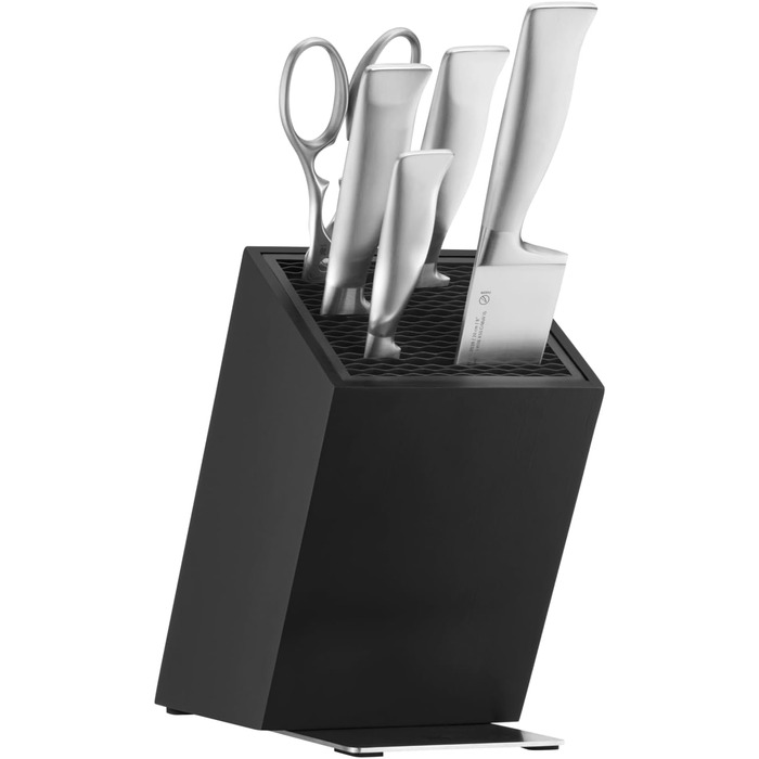 Набір кухонних ножів Grand Gourmet WMF, 6 предметів, Made in Germany, з блоком, 15 см, нержавіюча сталь
