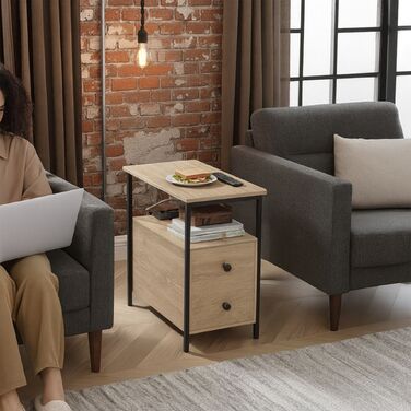 Relaxdays Додатковий столик з розетками