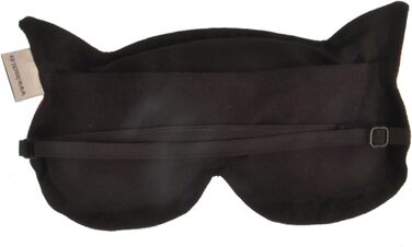 Маска для сну Leschi Sleep Mask Luna, чорна (Polka Dot Red / Midnight)