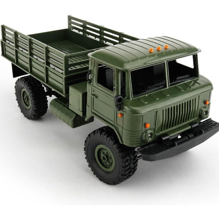 Радіокерований військовий всюдохід-вантажівка s-idee® Militär Truck 1:16 4WD 2.4 GHz