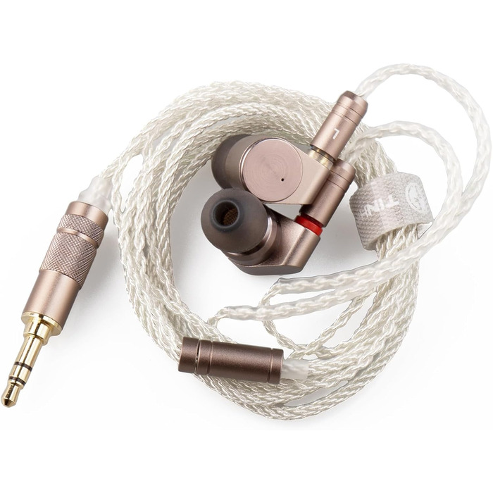 Навушники TIN Audio T2 HiFi IEM, нейтральний звук, знімний 2-контактний кабель, навушники T2