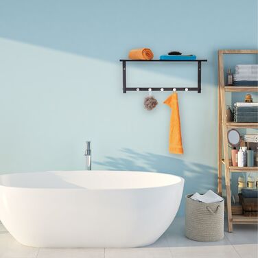 Настінна вішалка Relaxdays з полицею