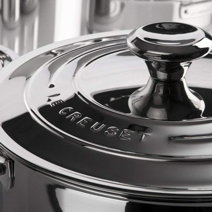 Каструля Le Creuset Signature з кришкою та ручкою, нержавіюча сталь, 1.9 л (3.8 л)