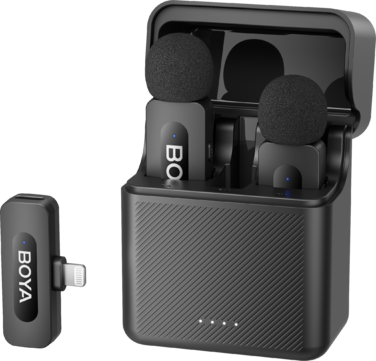 Бездротовий петличний мікрофон BOYA BY-V30 Type-C Black