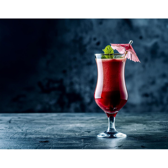 Набір склянок для коктейлів Krosno Glasmark: 6 шт, 420 мл, Long Drink, підійдуть для напоїв, води, смузі та десертів. Можна мити в посудомийній машині.