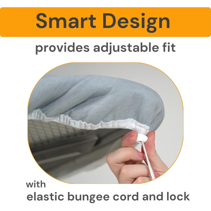 Покриття для прасувальної дошки SAVUK та подушка для прасування, стандартного розміру, силіконове покриття, 4 шари, 38.1 x 137.2 см, надміцне, товсте ущільнення, стійке до плям, еластичний край (Срібний)