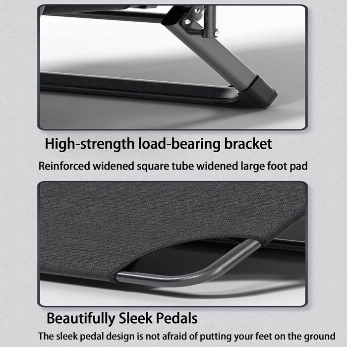 Шезлонг для відпочинку на відкритому повітрі: садова лежанка з регулюванням кута нахилу, чорна, 96x63x12 см, з подушкою з бавовни