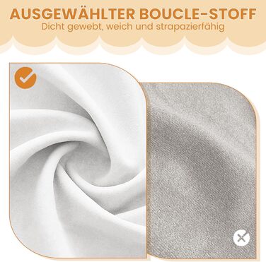 Крісло офісне Yaheetech, біле, 360° обертання, з м'яким сидінням, для дому/офісу