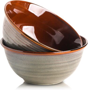 Набір керамічних мисок для перемішування Hasense, 2.1/1.0/0.5 Qt, ручної роботи, для салатів, кухні, зберігання, випічки, мікрохвильовки, посудомийної машини, з додаванням глини, білий (2400 мл)