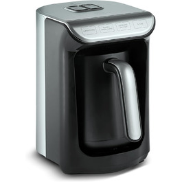 Кавомашина KARACA Hatır для приготування турецького кави з функцією обсмажування, 535W, сірий метал