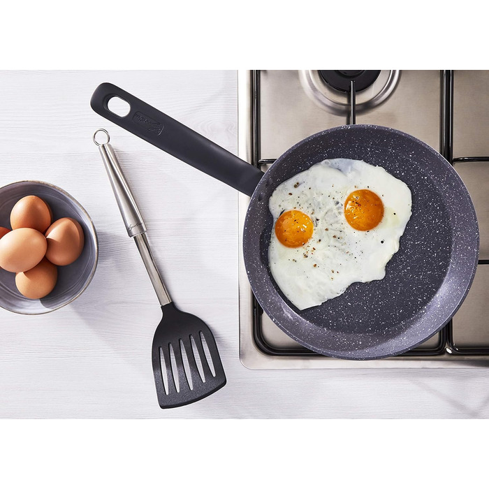 Набір посуду Lagostina Antea 8 предметів: каструлі та сковорідки, алюміній, сірий