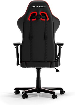 Ігрове крісло DXRacer FORMULA L, шкіра ПВХ, чорний/червоний