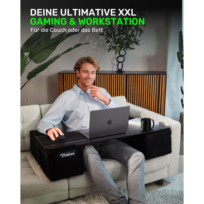 Підставка для ноутбука Couchmaster CYBOSS: ергономічна, широка, для дивану, софи та ліжка