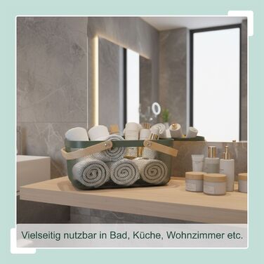 Корзина з ручками та квадратним дном від Relaxdays